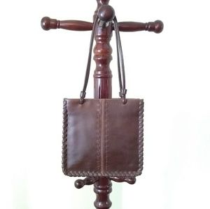 Chocolate shoulder bag